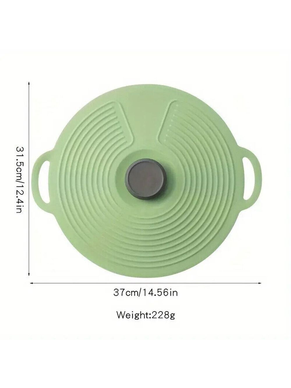 Pan Pot Lid Cover Cookware Boil Over Spill Stopper Food Fresh Keeping Cover